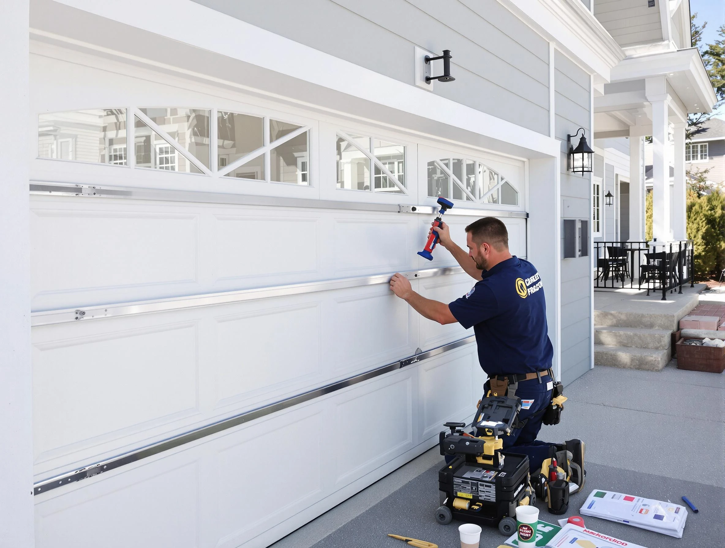Professional garage door installation by Tampa Garage Door Repair in Tampa