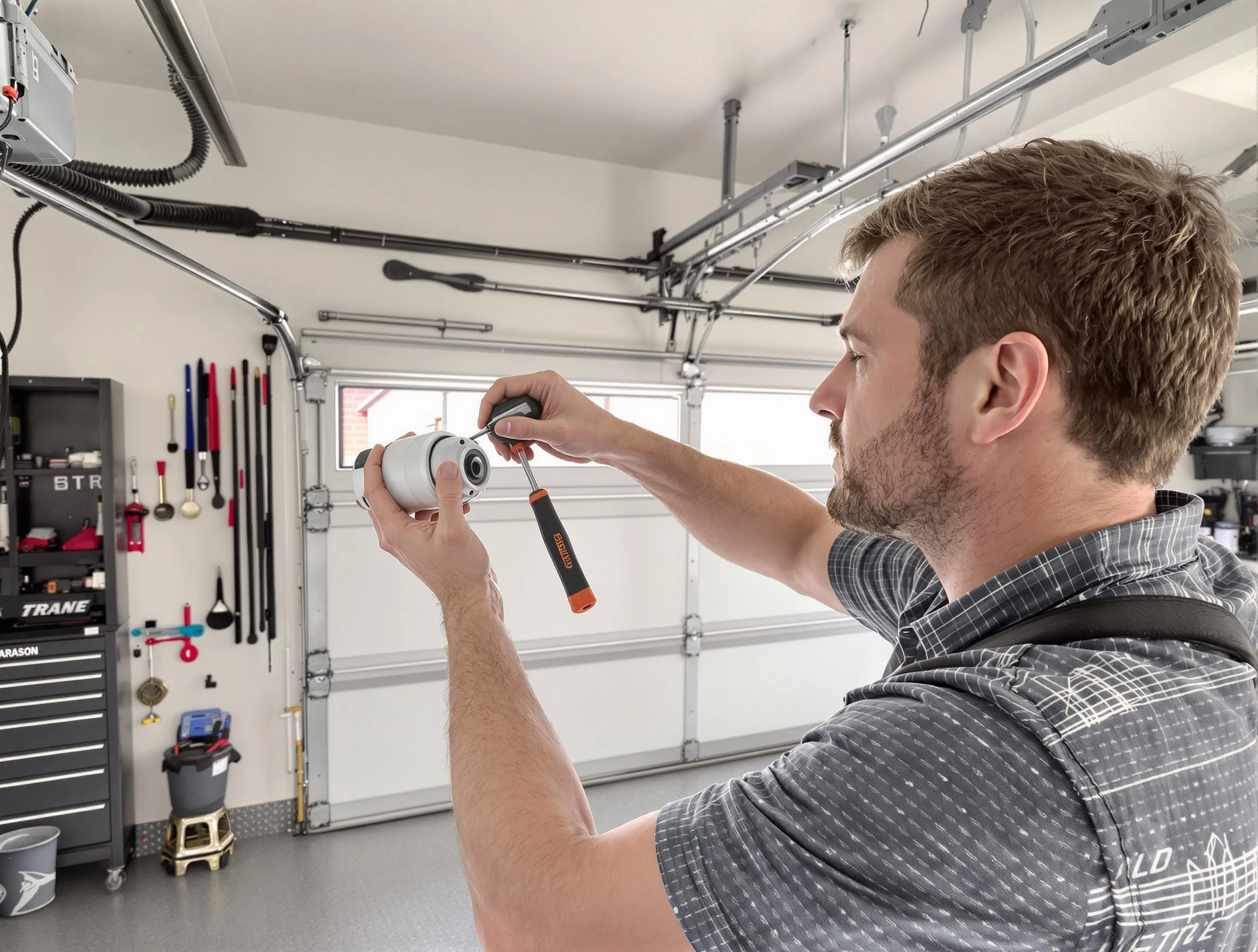 Garage door opener repair service by Tampa Garage Door Repair in Tampa