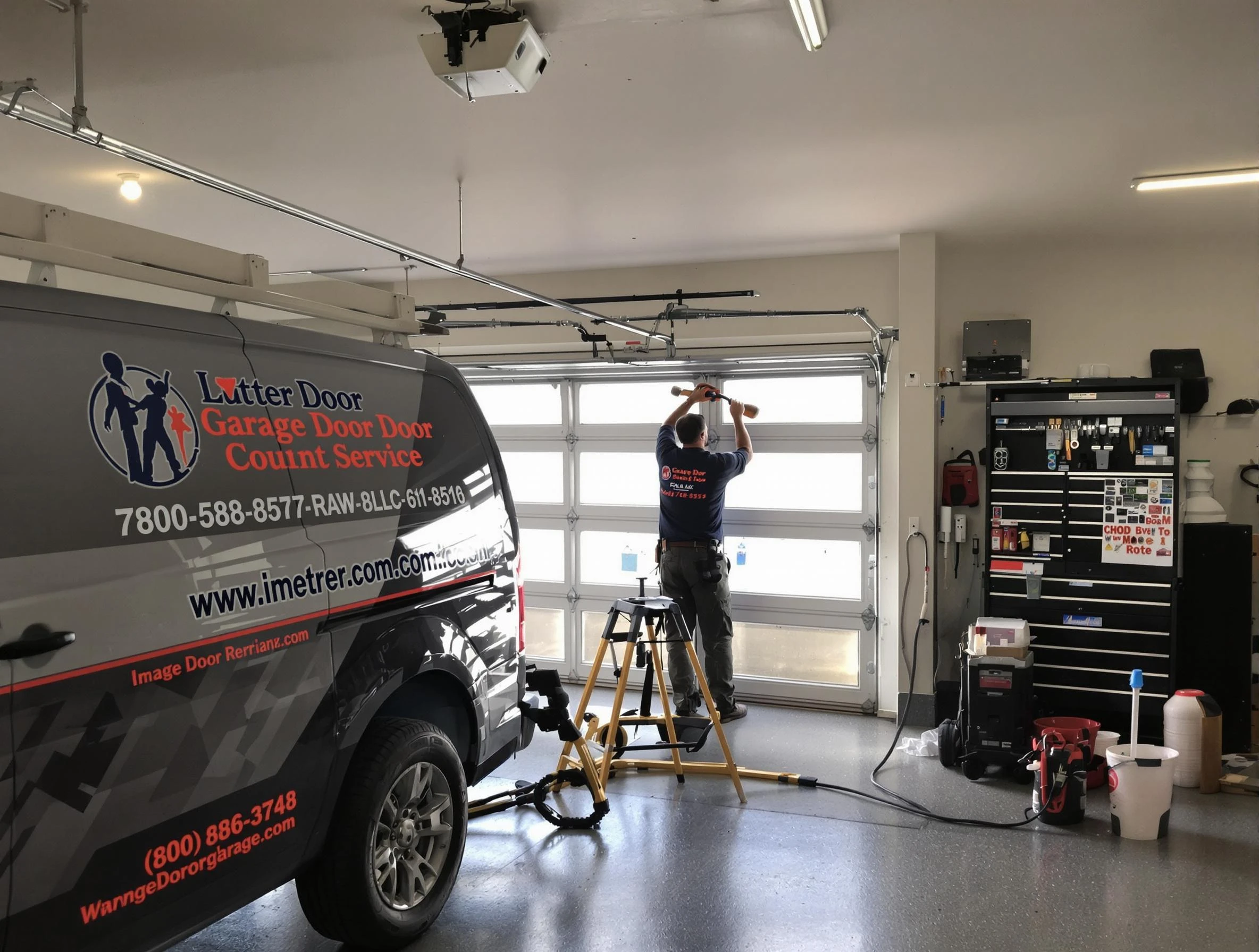 Tampa Garage Door Repair rapid response team performing same-day repair in Tampa